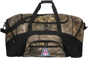 Large Camo University of Arizona Duffel Bag Suitcase Or Camo UA Wildcats Gym Bag