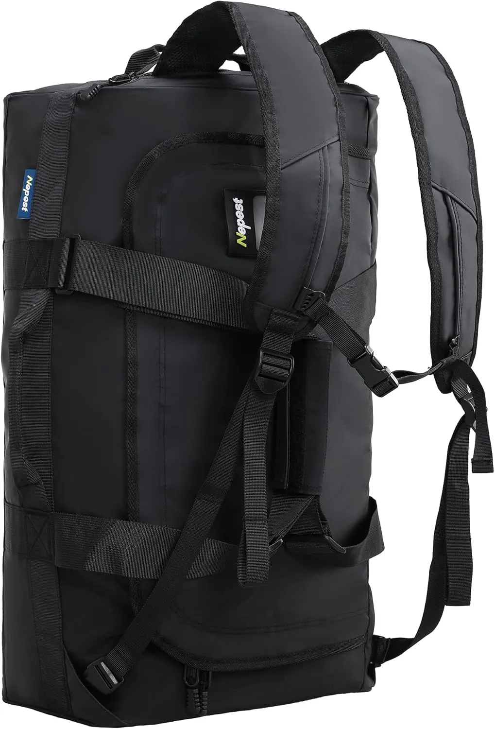 Large Duffel Backpack Bag, 3-Way Water Resistant Gym Duffle Bag with Shoe Compartment for Sports Workout