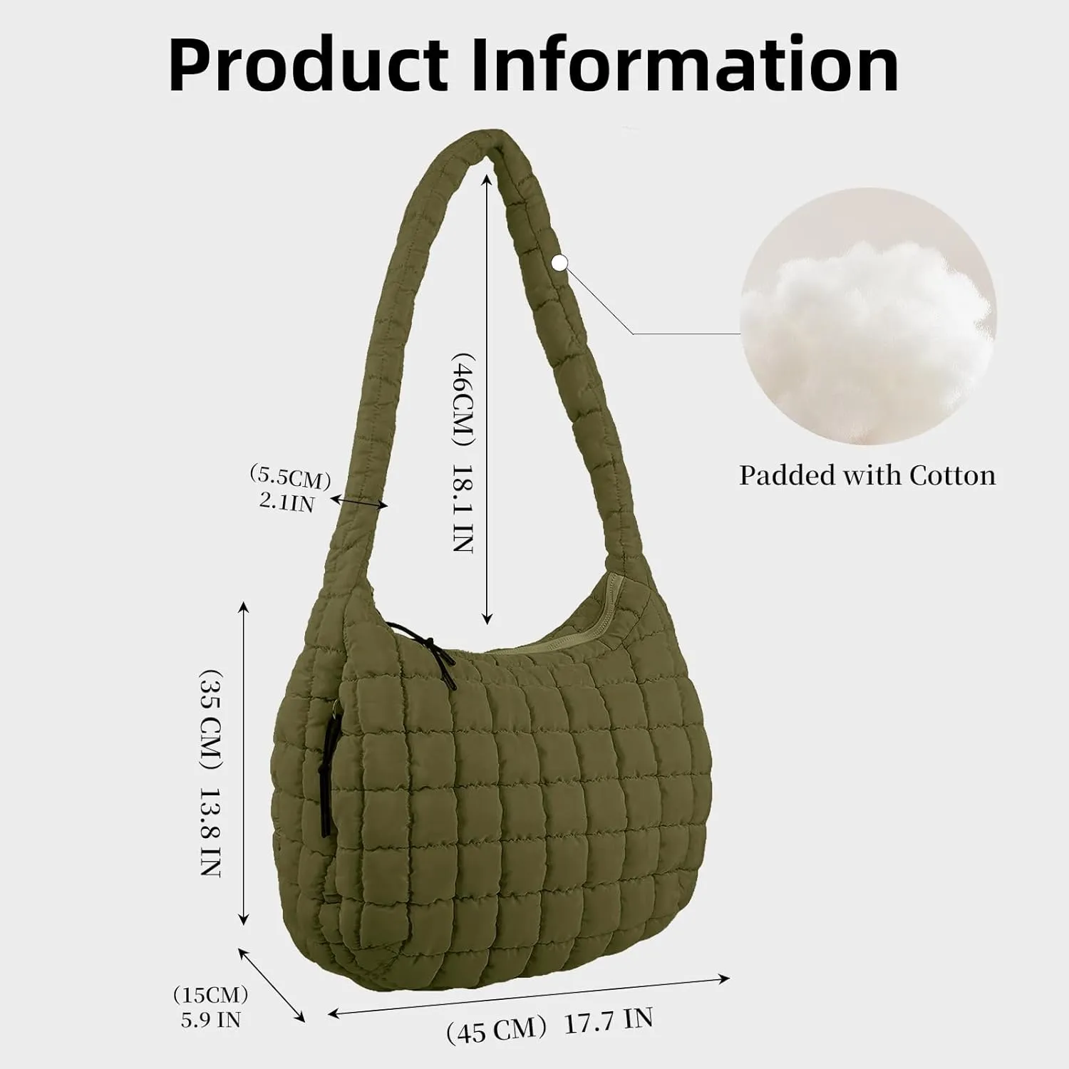 Large Quilted Tote Bag Crossbody Puffer Tote Bags for Women Quilted Hobo Bags Carryall Shoulder Bubble Bag