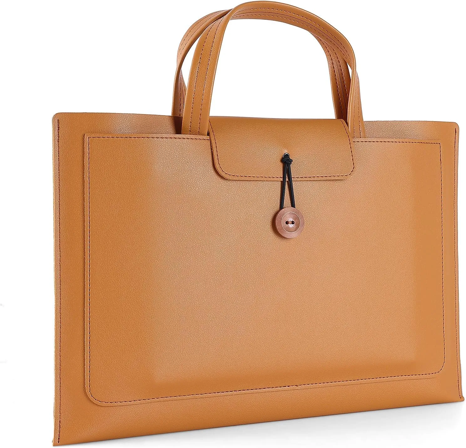 Leather Laptop Messenger Bag, Large Volume, Water Resistant, Anti Scratch