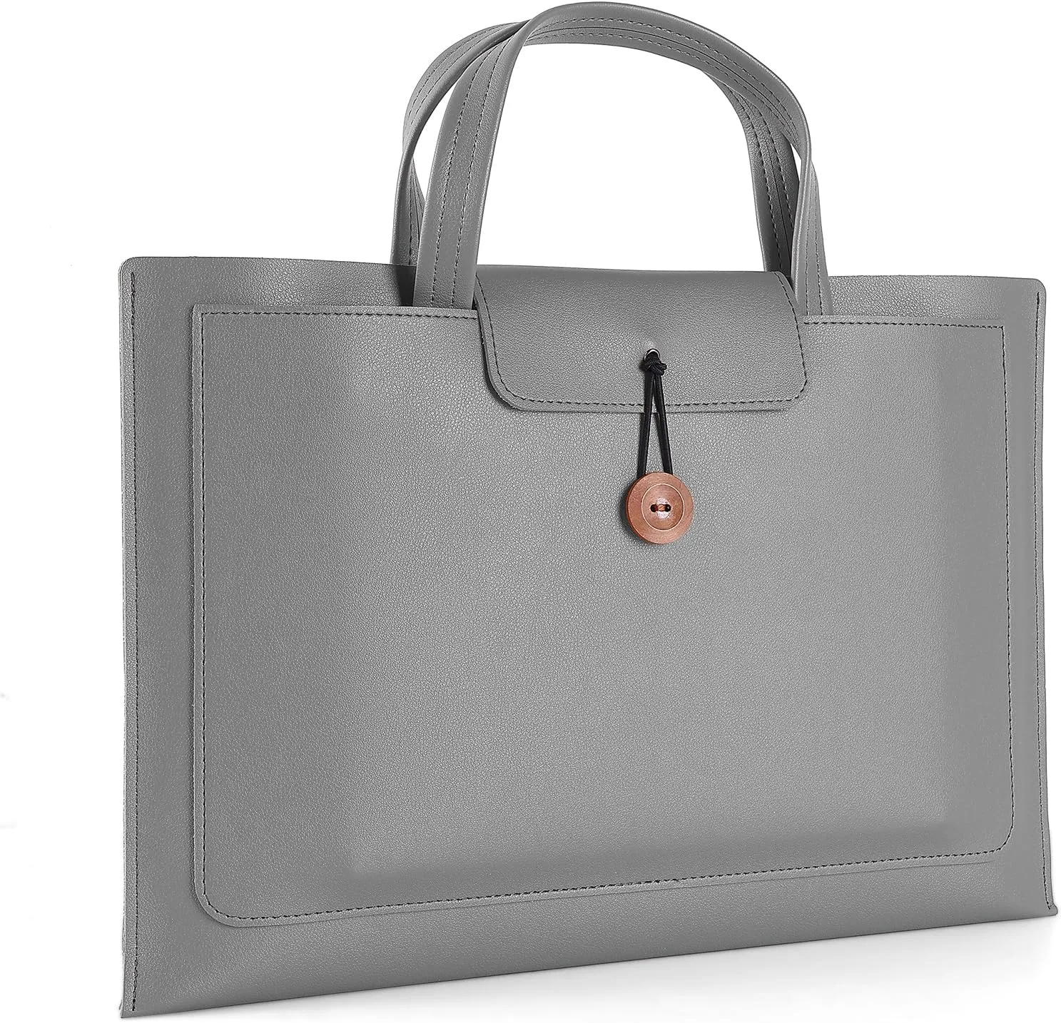 Leather Laptop Messenger Bag, Large Volume, Water Resistant, Anti Scratch