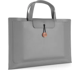 Leather Laptop Messenger Bag, Large Volume, Water Resistant, Anti Scratch