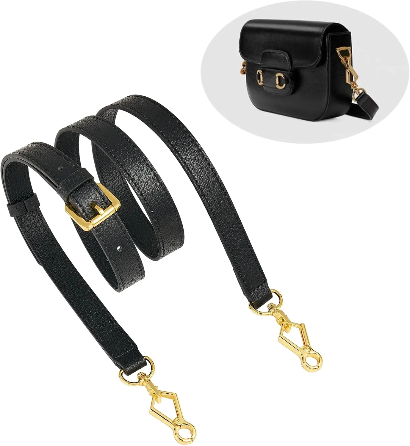 Leather Purse Strap Replacement Crossbody Handbag Long Adjustable