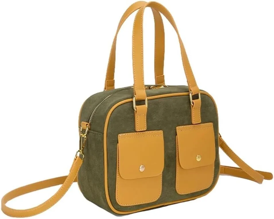 Leather Tote Messenger for Commute Work Shoulder for Women Large Briefcase Crossbody Satchel Messenger Bags