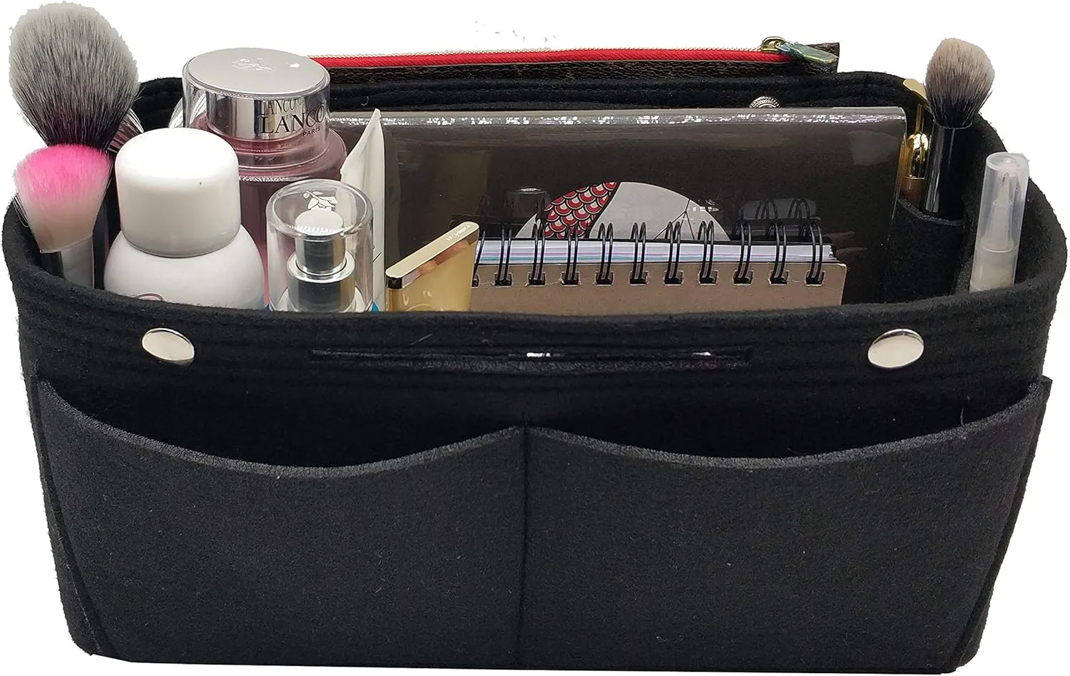 LEXSION Felt Purse Organizer Insert - Multi Pocket Bag in Bag Organizer Shaper