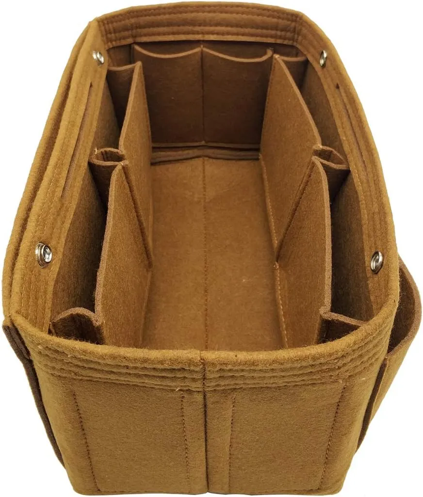 LEXSION Felt Purse Organizer Insert - Multi Pocket Bag in Bag Organizer Shaper
