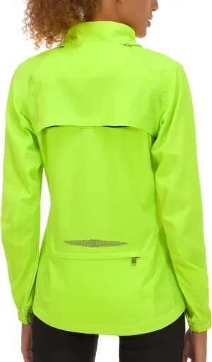 Little Donkey Andy Women's Lightweight Waterproof Cycling Jacket with Removable Sleeves for Biking Running Golf