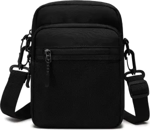 Lohol Small Messenger Bag for Men Women, Water Resistant Adjustable Crossbody Sling bag Purse for Travel Sports