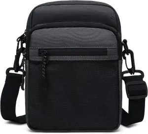 Lohol Small Messenger Bag for Men Women, Water Resistant Adjustable Crossbody Sling bag Purse for Travel Sports