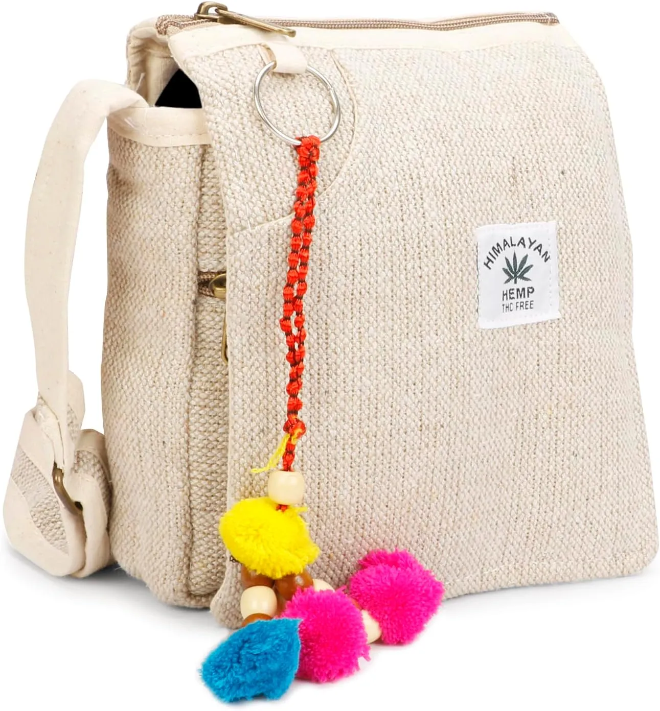 LONGING TO BUY Hemp Sling Bag, Hemp Eco-Freindly Crossbody Bag For Men And Women