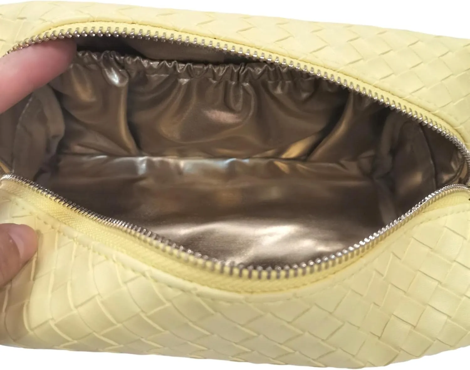 Luxe Duo Dome Cosmetic Set - Woven Collection - Butter2