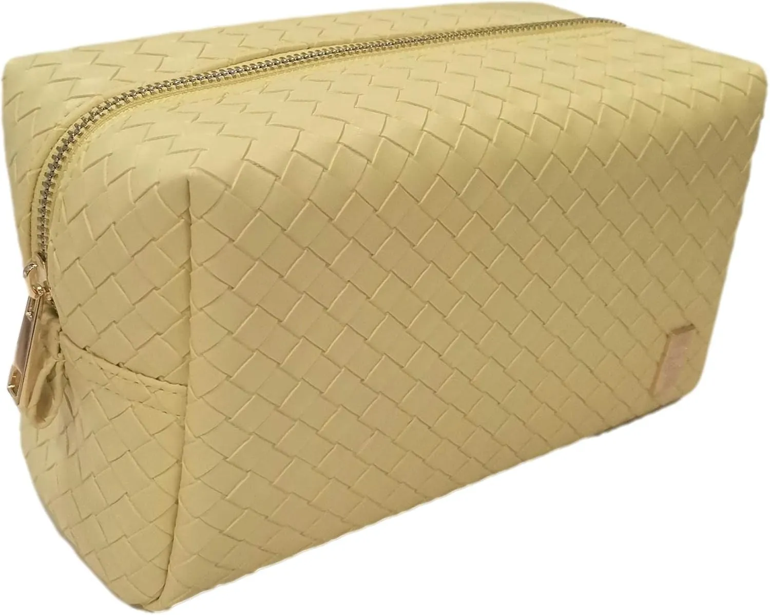 Luxe Duo Dome Cosmetic Set - Woven Collection - Butter2