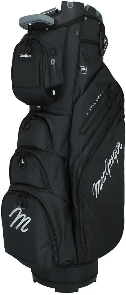 MacGregor MACLOCK Ultimate Divider System Cart Bag with 14 Way Organizer Divider Top and Individual Club Locking Slots
