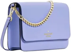 Madison Willow Medium Flap Convertible Crossbody Purse-Kate Spade-Frosted Blueberry