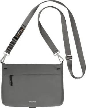MAGEASY Small Crossbody Bag - Water-Resistant Small Sacoche Bag | Fit 6.9" Phone, Keys, Earbuds, Passport & More - 2L Sacoche