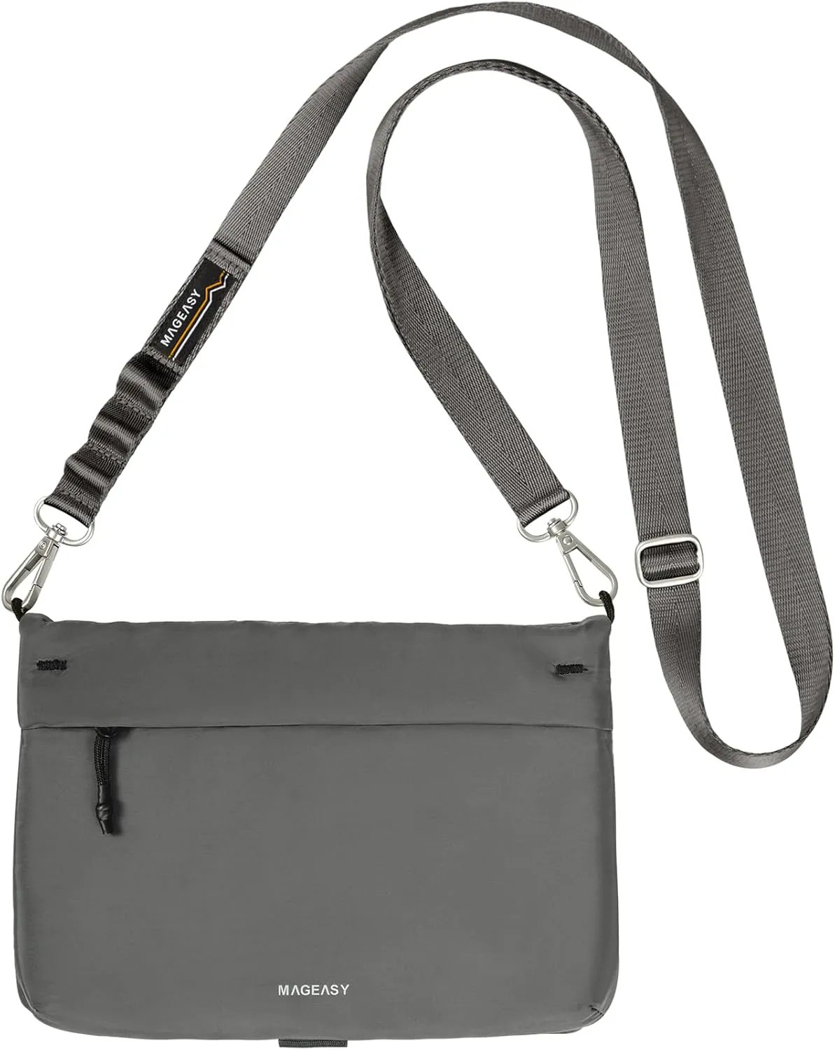 MAGEASY Small Crossbody Bag - Water-Resistant Small Sacoche Bag | Fit 6.9" Phone, Keys, Earbuds, Passport & More - 2L Sacoche