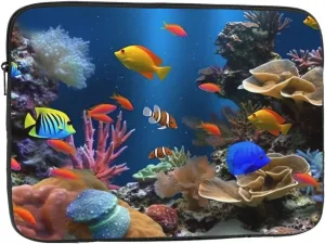 Marine Life Laptop Case 10 inch, Shockproof Protective Computer Sleeve Cover Water Resistant Laptop Bag Carrying Tablet Cover Briefcase Handbags Gifts for Men Women