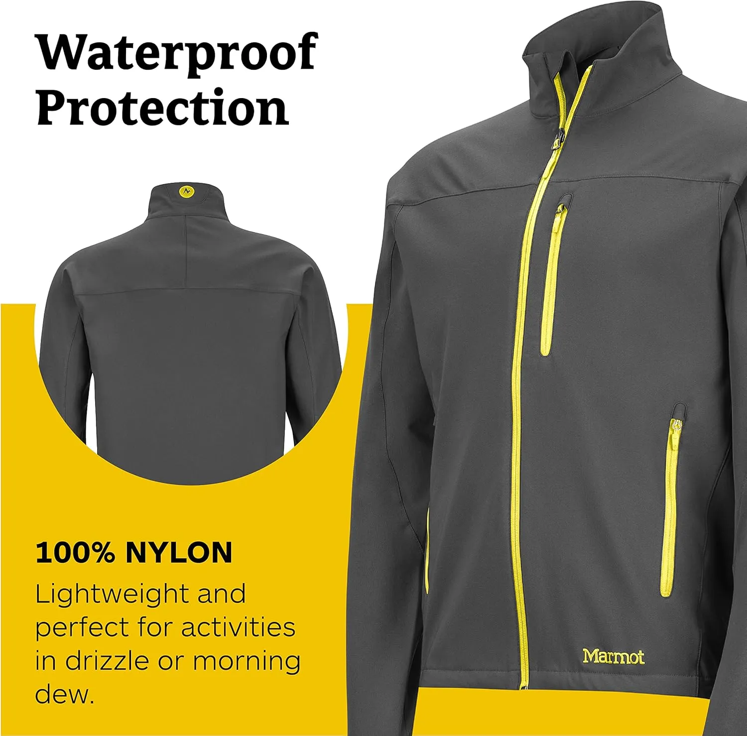 MARMOT Men's Tempo Jacket - Breathable, Water-Resistant Softshell