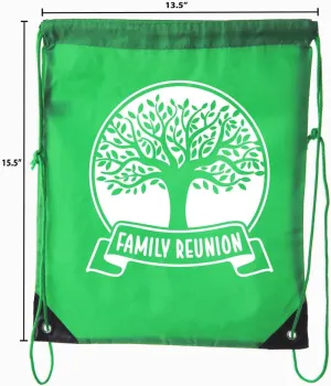 Mato & Hash Family Reunion Gift Bags for Family Reunion Favors | Drawstring Bags