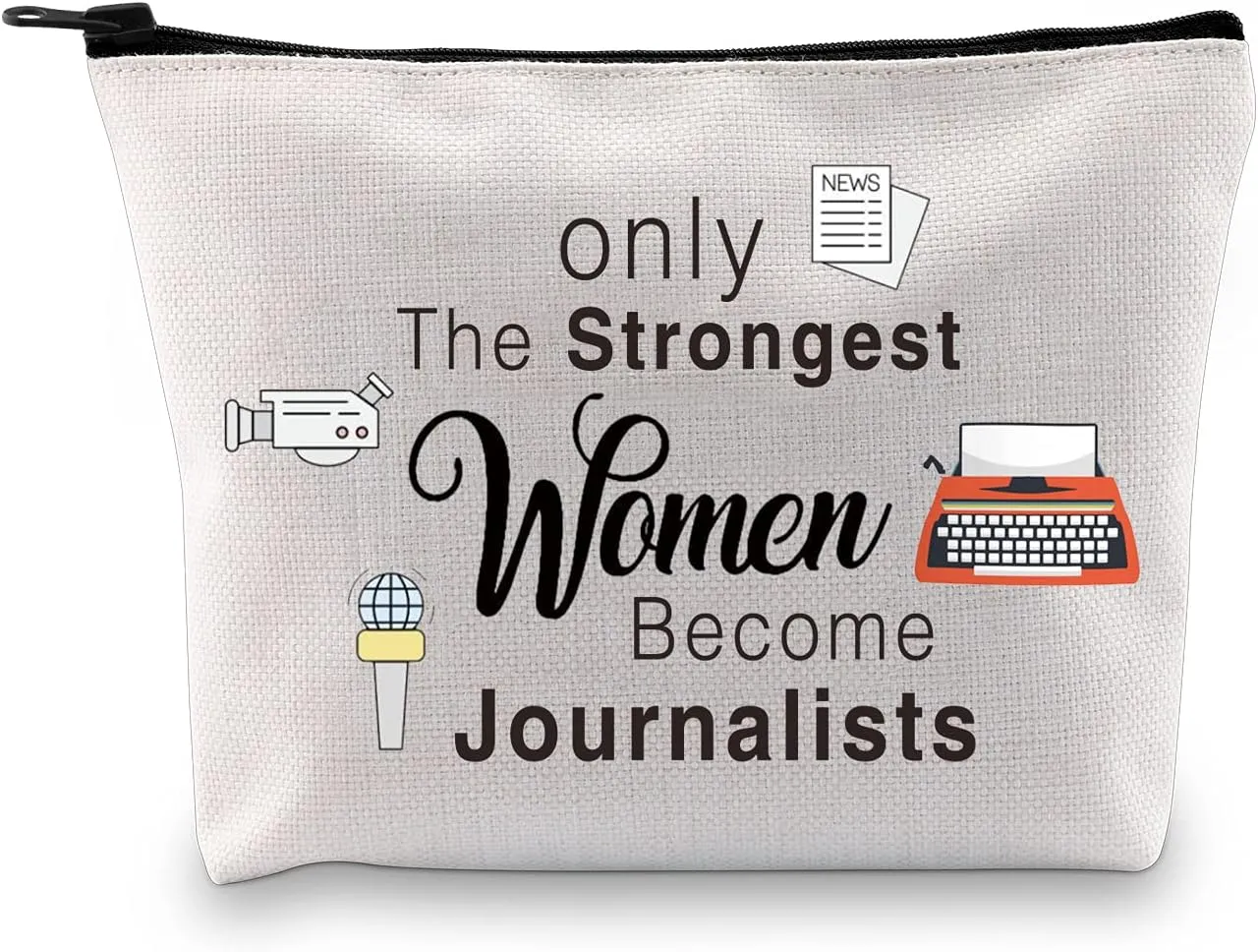 MBMSO Journalist Bag for Women Journalist Travel Bag Journalism Gifts only the Strongest Women Become Journalists