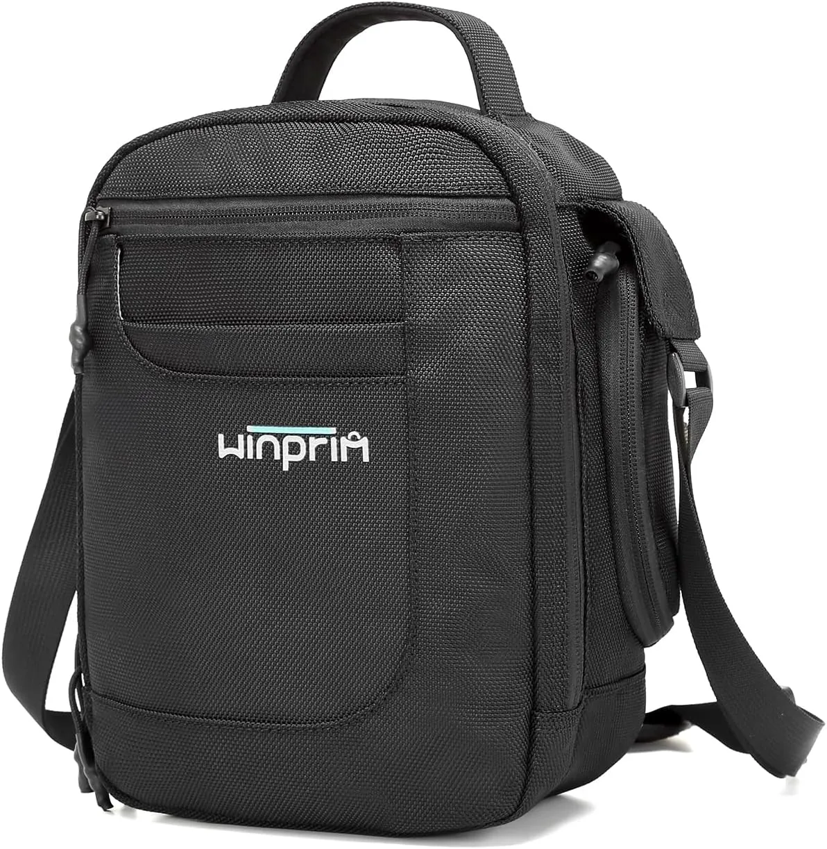 Men's & Women's Small Crossbody Bag – Water-Resistant Mini Shoulder Satchel for Travel, Work & Daily Use, Lightweight Canvas Messenger Bag Fits 9.7" Tablet & Passport