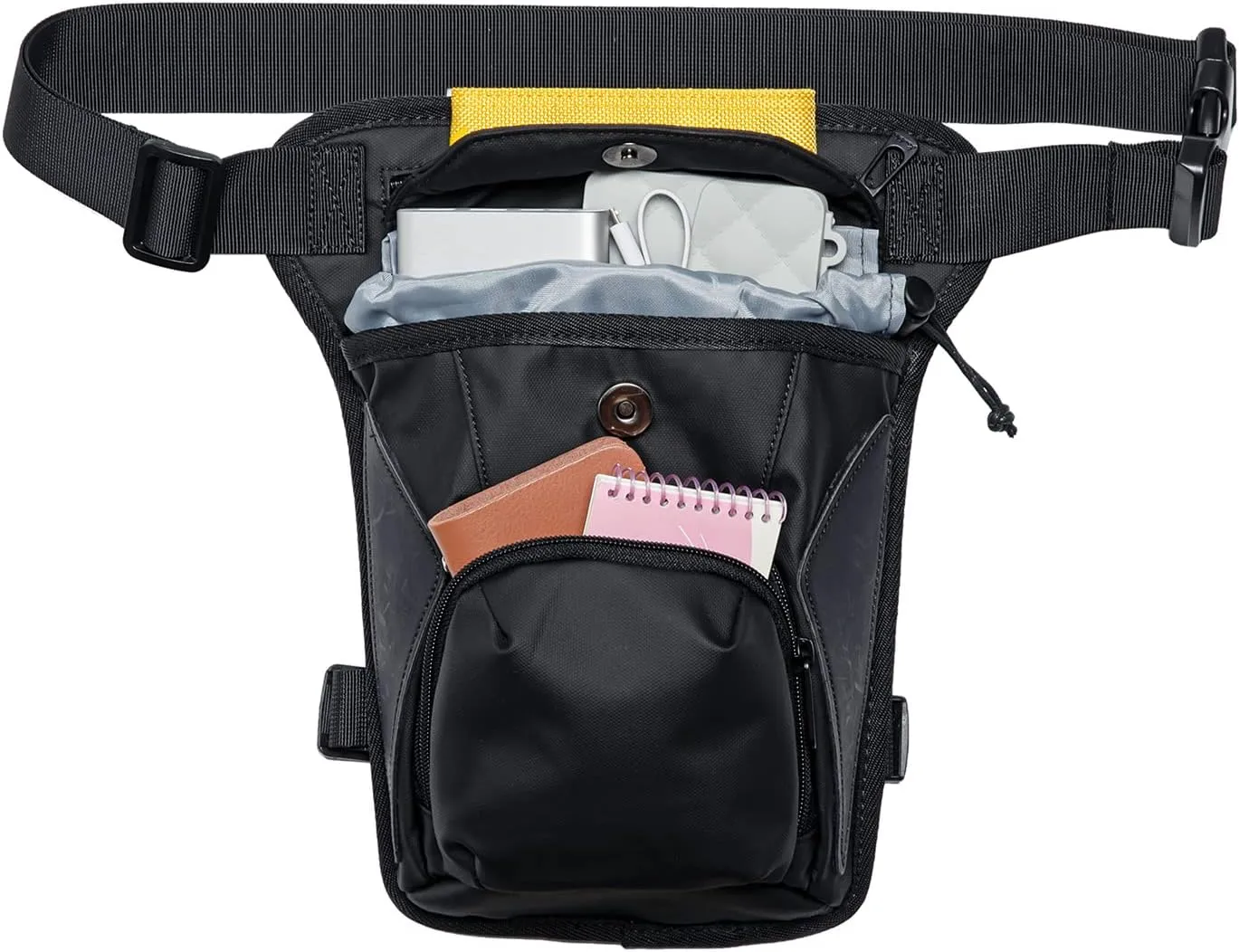 Mens Vintage Canvas Shoulder Messenger Bag Chest Leather Patchwork Messenger Bag