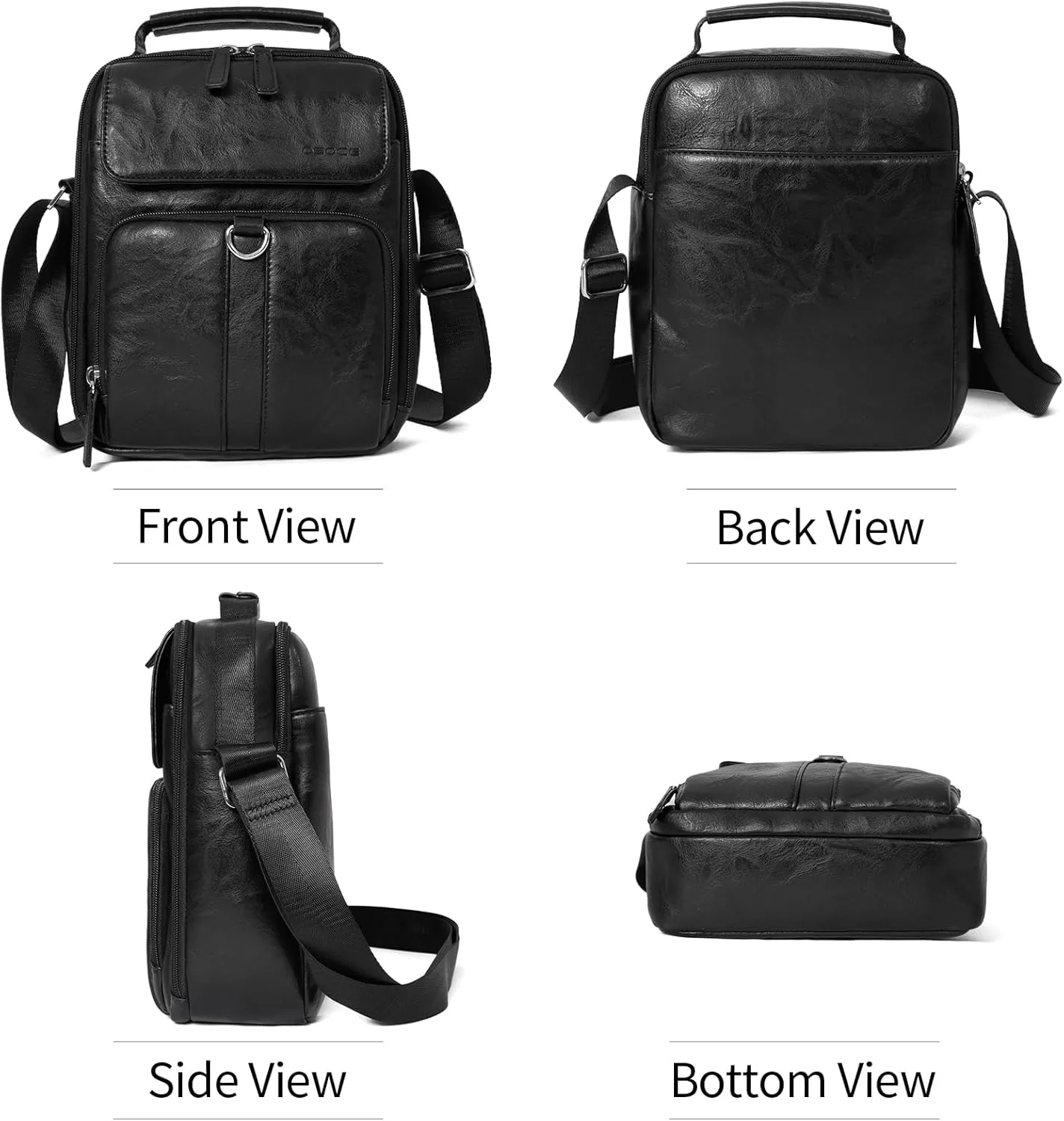 Messenger Bag, Crossbody Bag Shoulder Bag for Men Water Resistant Man Bag Man Purse for Business Office