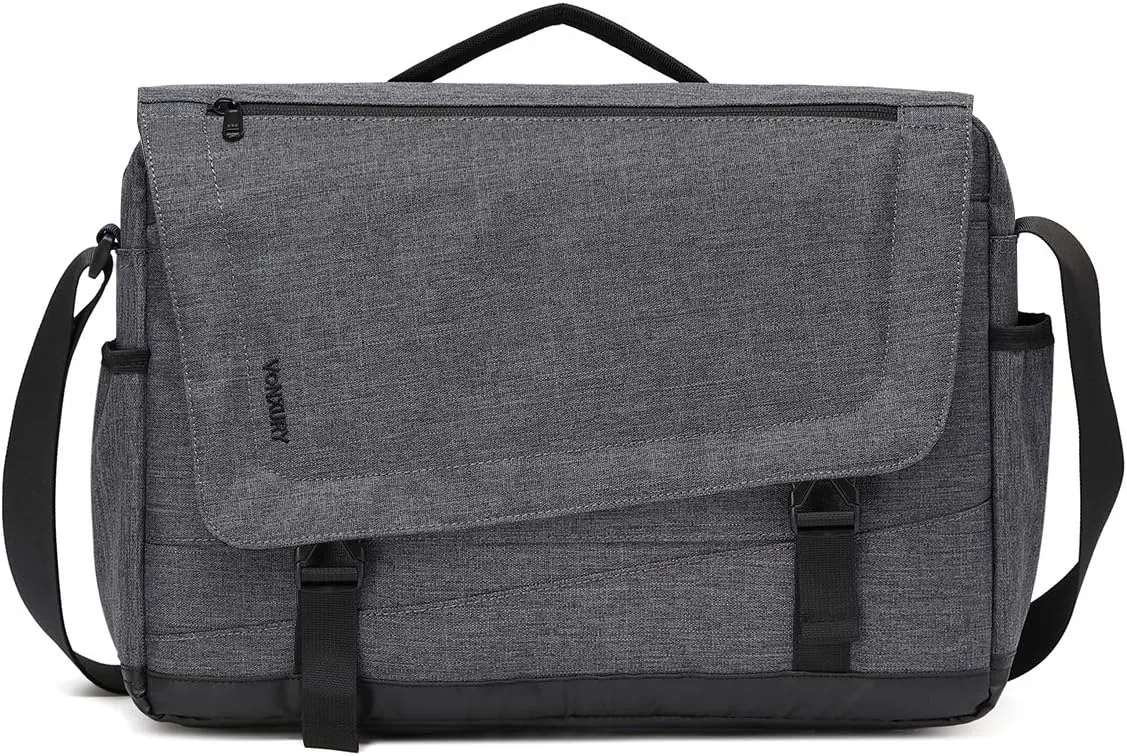 Messenger Bag for Men, Lightweight Water Resistant 15.6 In Laptop Bag Business Office Satchel Shoulder Bag