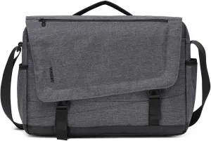 Messenger Bag for Men, Lightweight Water Resistant 15.6 In Laptop Bag Business Office Satchel Shoulder Bag