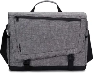 Messenger Bag for Men, Lightweight Water Resistant 15.6 In Laptop Bag Business Office Satchel Shoulder Bag