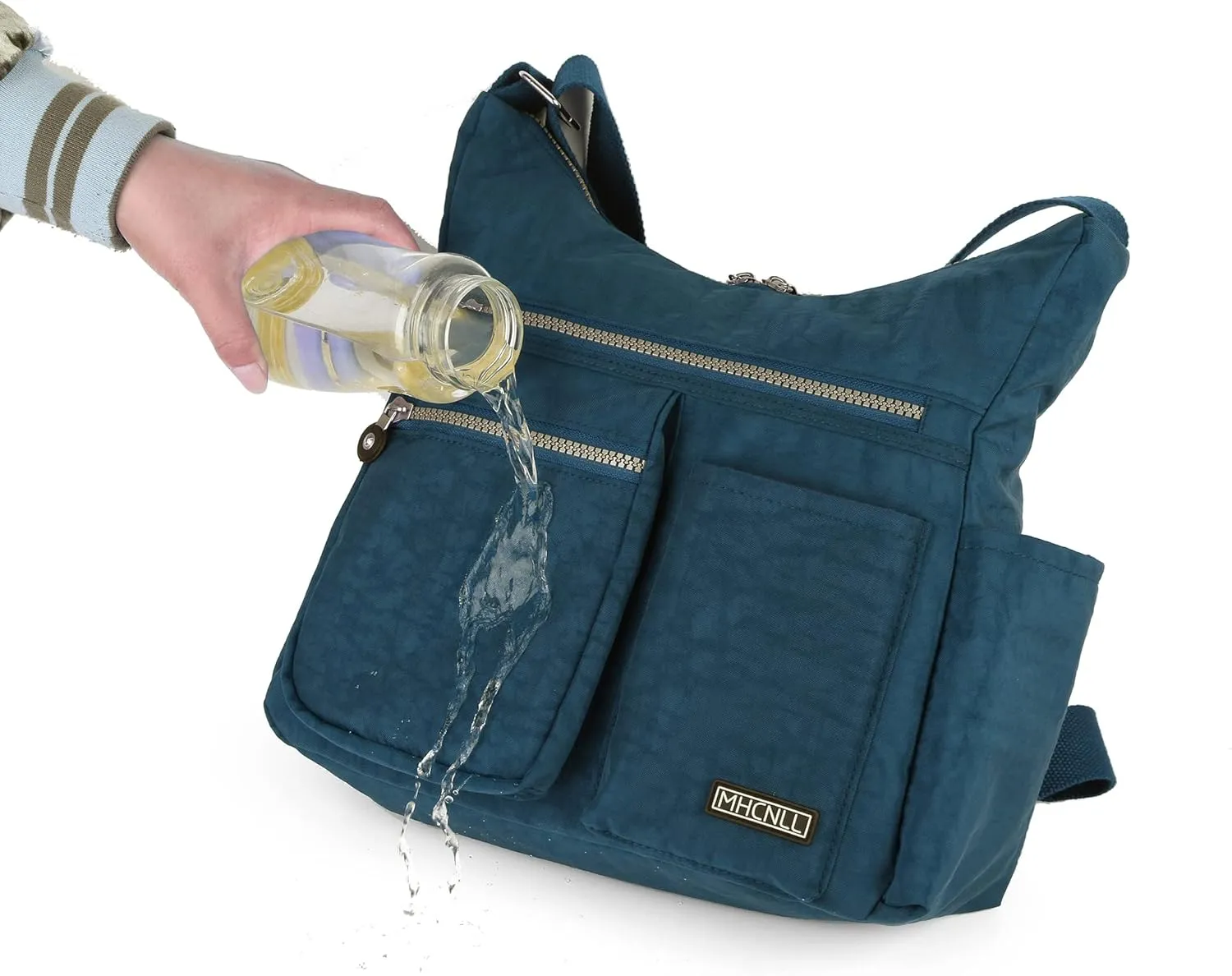 MHCNLL Crossbody Bag with Anti Theft RFID Pocket - Women Lightweight Water-Resistant Purse
