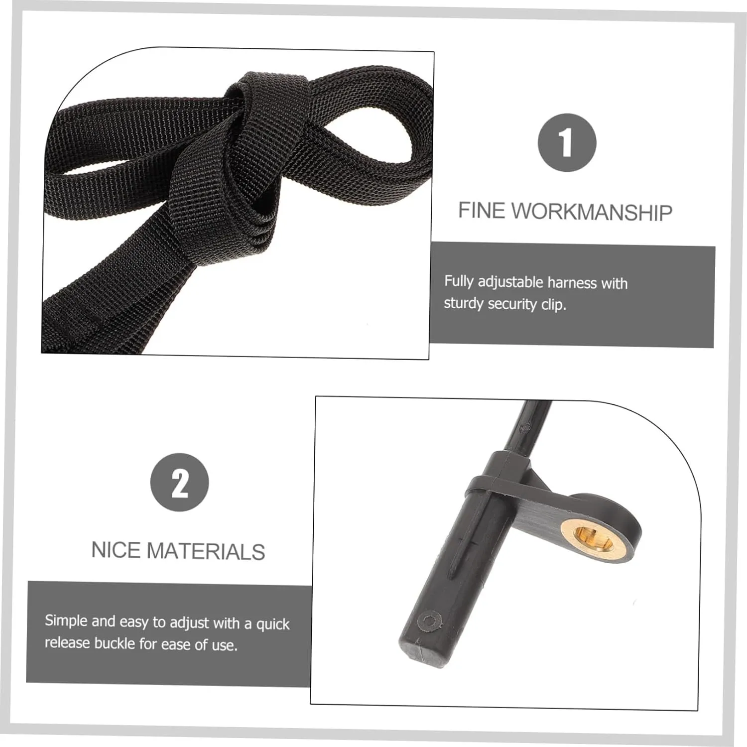 Milisten Strong Bearing Power Shoulder Bag Camping Bag Accessory Bag Strap for Hiking Agriculture