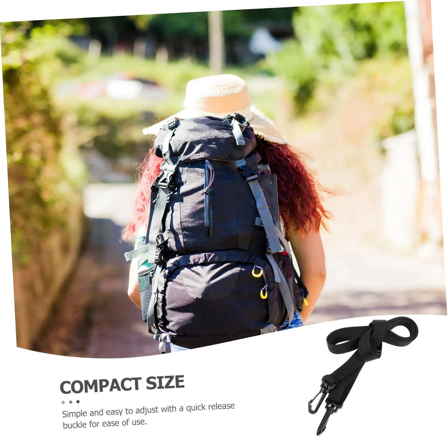 Milisten Strong Bearing Power Shoulder Bag Camping Bag Accessory Bag Strap for Hiking Agriculture