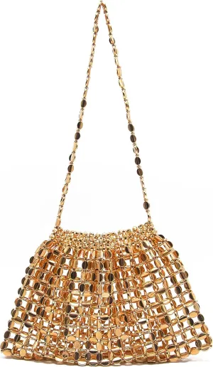 Miuco Beaded Evening Bag Vintage Purse Elegant Dinner Clutch Bag Formal 1920s accessories for women Handbag