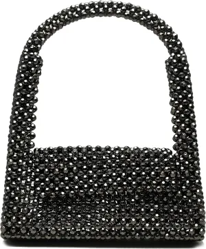 Miuco Pearl Bag Clutch Purses For Women Wedding Bride Purse Sparkly Glitterl Beaded Handbag
