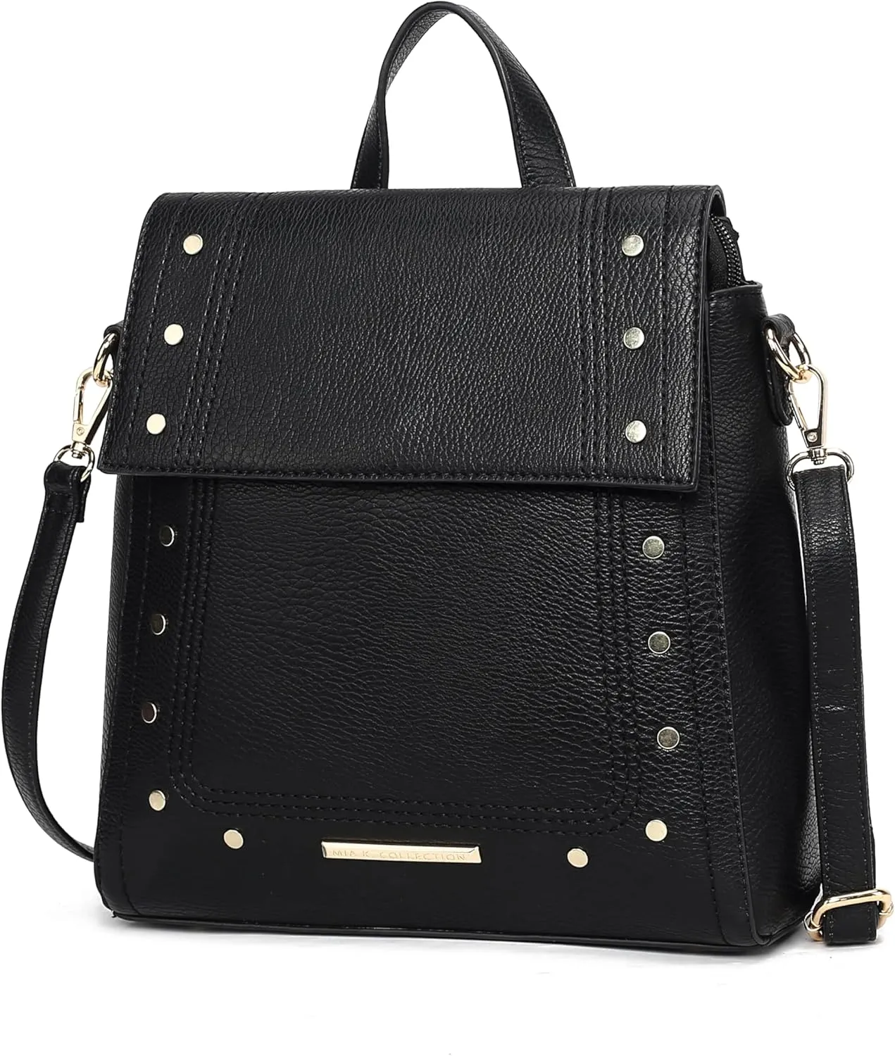 MKF Collection Shoulder Bag Convertible Handbag, Women’s Backpack, Satchel & Crossbody 3-in-1 Top-Handle Purse by Mia K