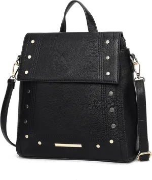 MKF Collection Shoulder Bag Convertible Handbag, Women’s Backpack, Satchel & Crossbody 3-in-1 Top-Handle Purse by Mia K