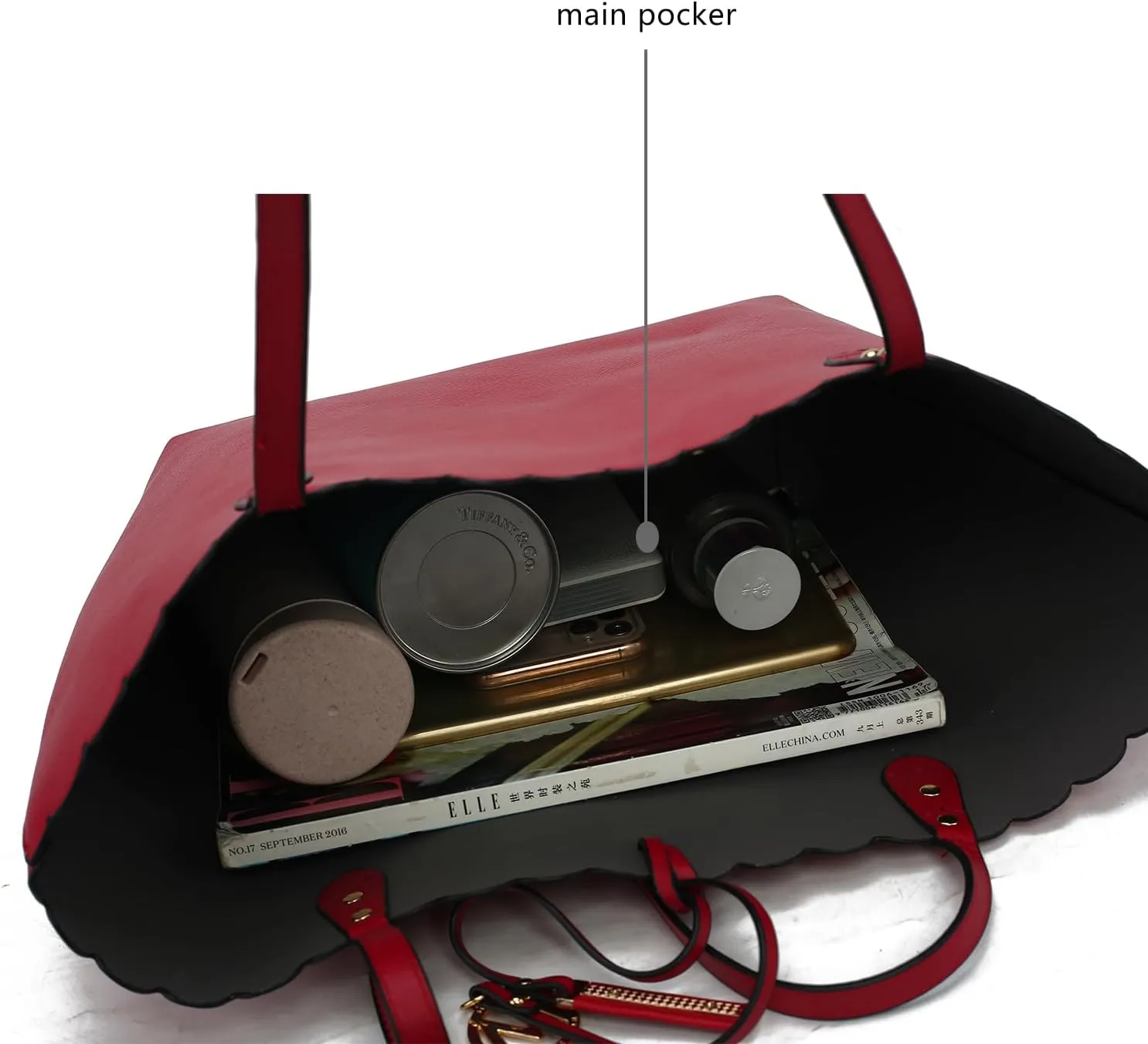 MKF Collection Sopper Tote Bag for Women & Crossbody Purse Set, Vegan Leather Shoulder bag adjustable Strap Handbag By Mia K