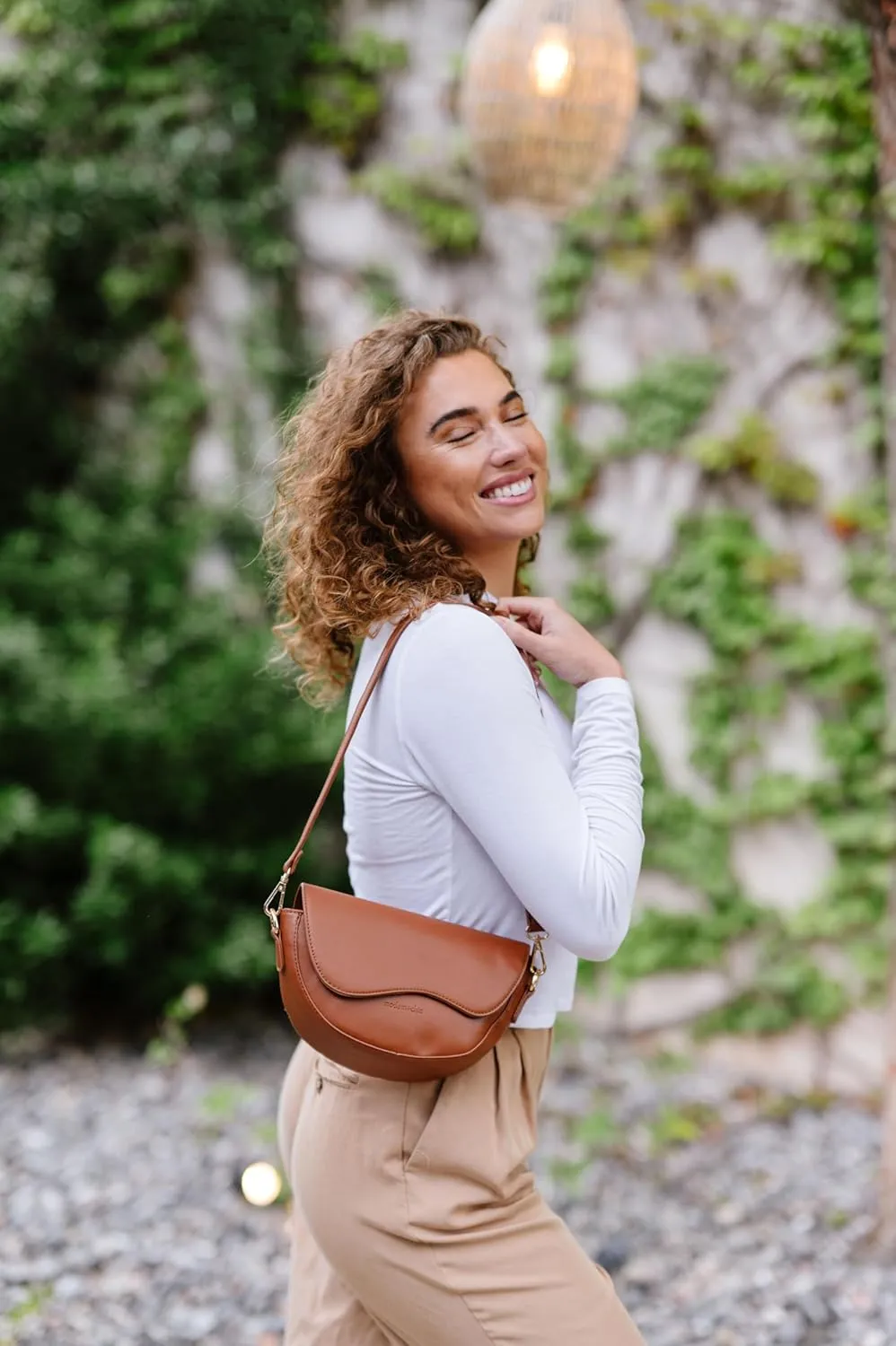 Modern Chic Crossbody Bags for Women - Ellis Convertible Crossbody Purse, Vegan Leather Shoulder Bag with Two Straps