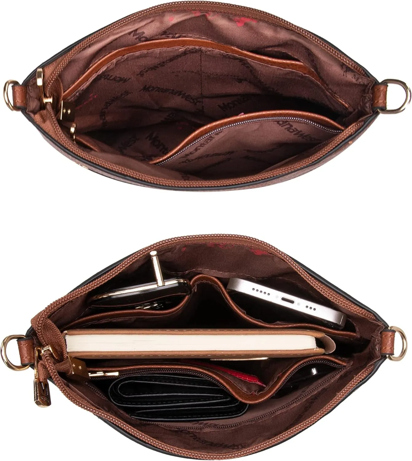 Montana West Crossbody Bags for Women Multi Pocket Cross Body Bag Purses with Adjustable Strap