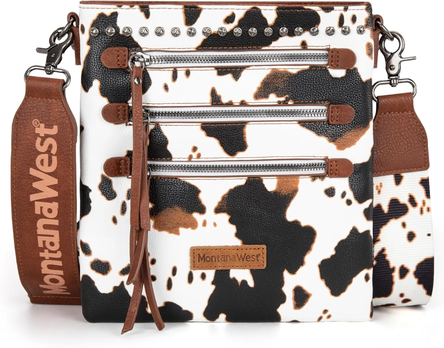 Montana West Crossbody Bags for Women Multi Pocket Cross Body Bag Purses with Guitar Strap