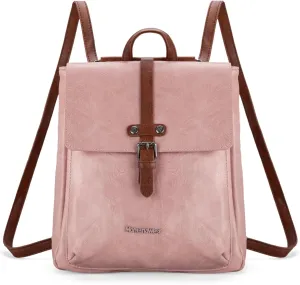 Montana West Medium Backpack Purse for Women Casual Convertible Crossbody Backpack for Travel Work