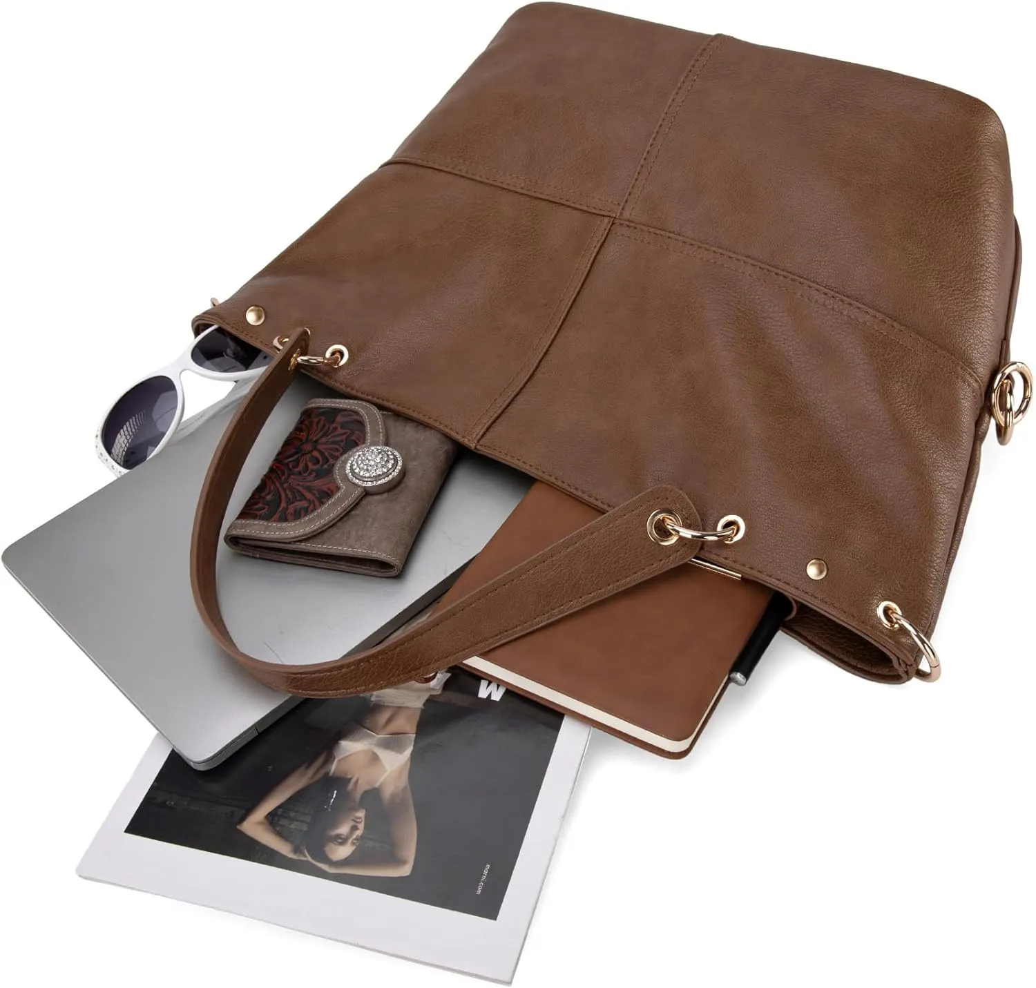 Montana West Tote Bag for Women Hobo Handbag Shoulder Top-handle Purses