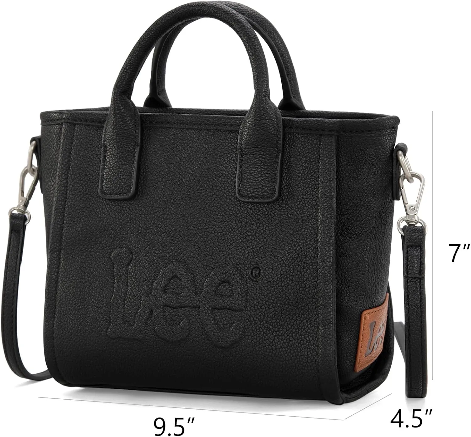 Montana West x Lee Small Tote Bag for Women Crossbody Purse & Handbags with Adjustable Strap