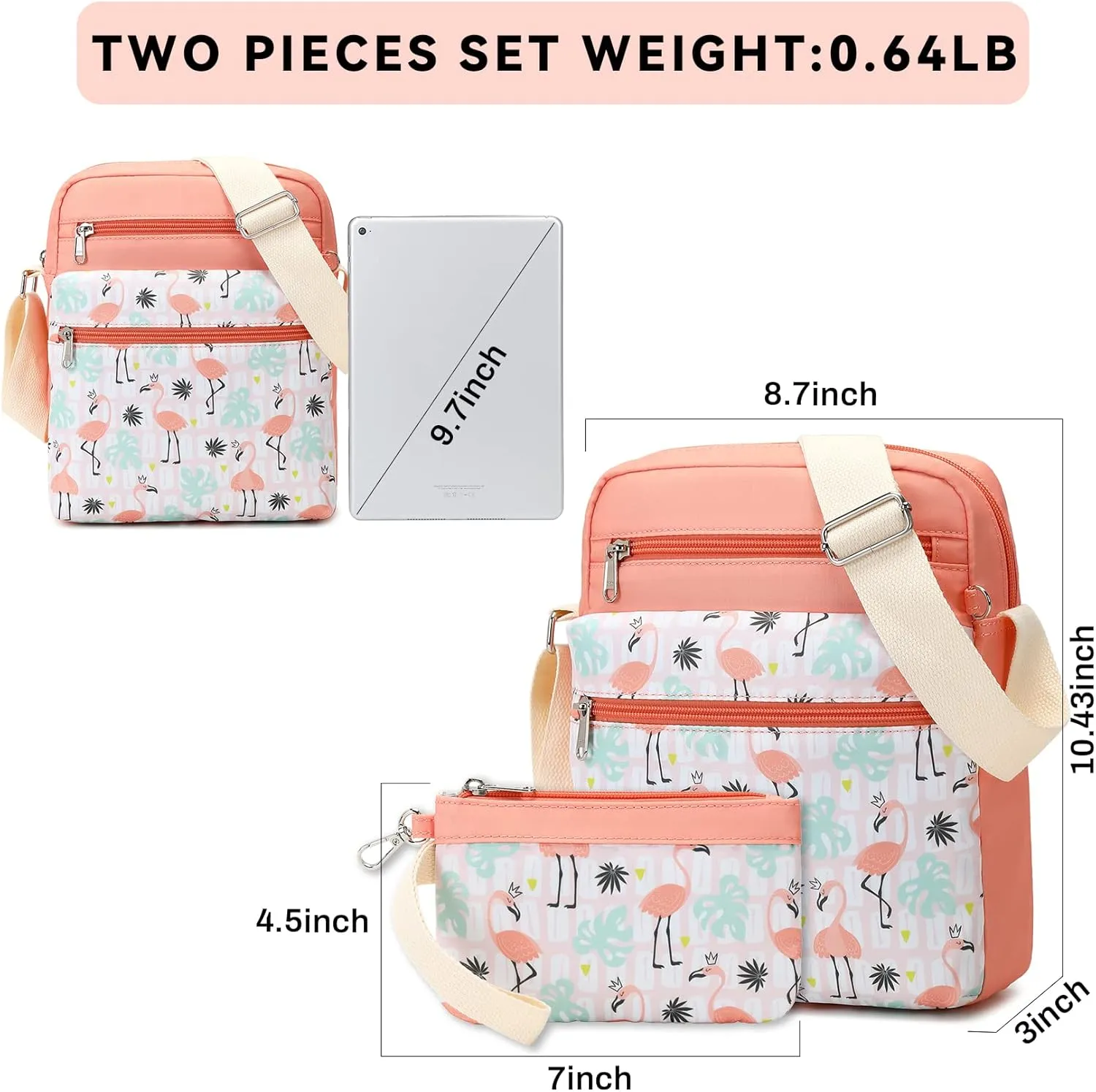 Mygreen Small Crossbody Purse Set for Teen Girls Small Messenger Bags for Kids 9-10 Gifts