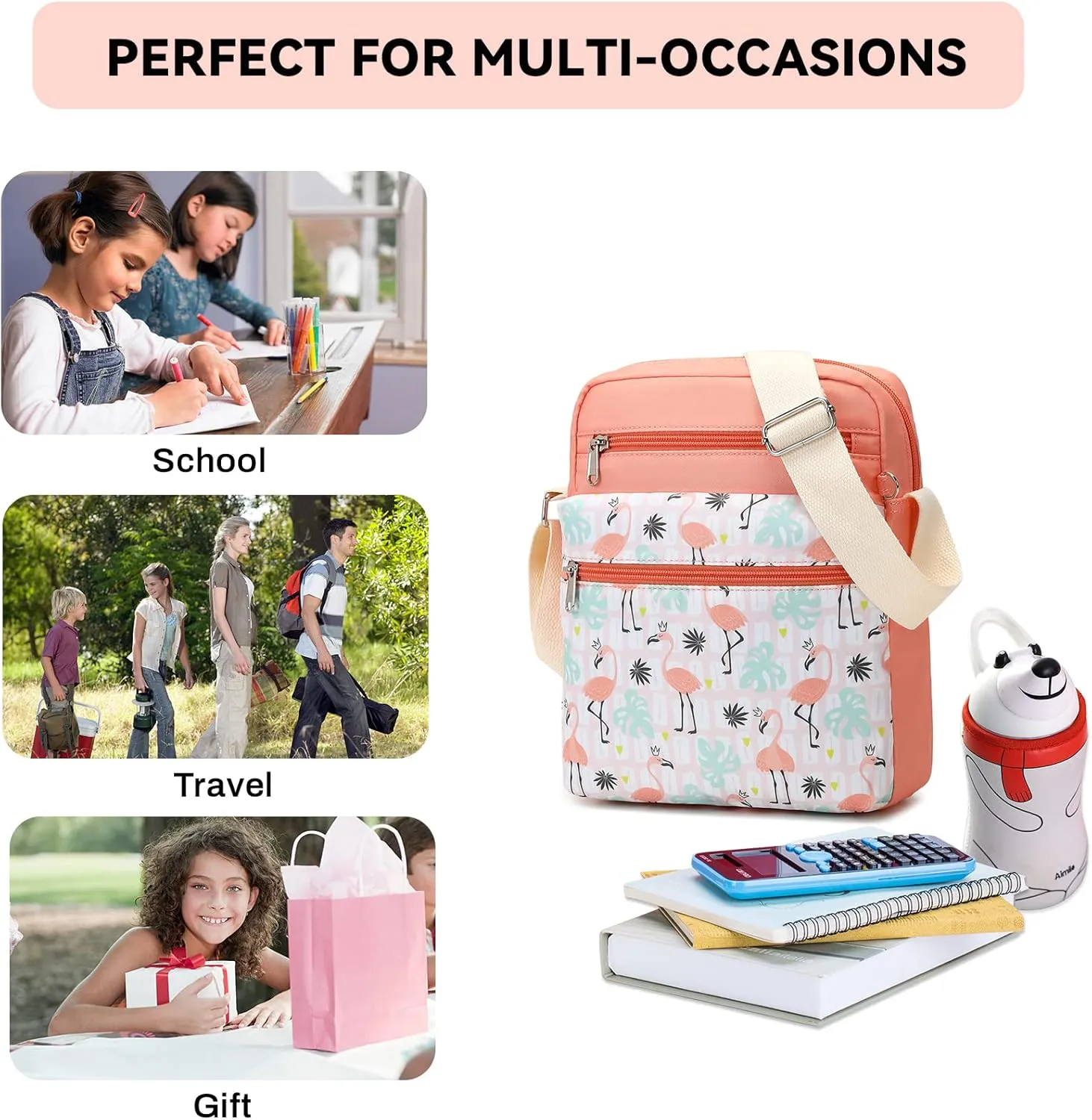 Mygreen Small Crossbody Purse Set for Teen Girls Small Messenger Bags for Kids 9-10 Gifts