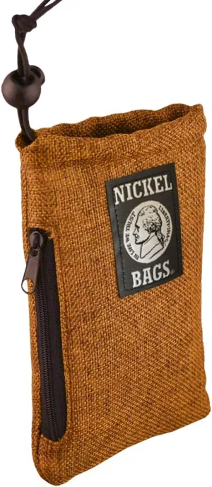 Nickel Bags Combo Pouch | Travel Organizer with Padded Interior (6 Inch, Brown)