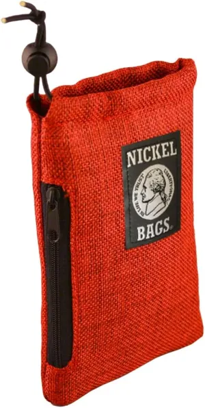 Nickel Bags Combo Pouch | Travel Organizer with Padded Interior (6 Inch, Red)
