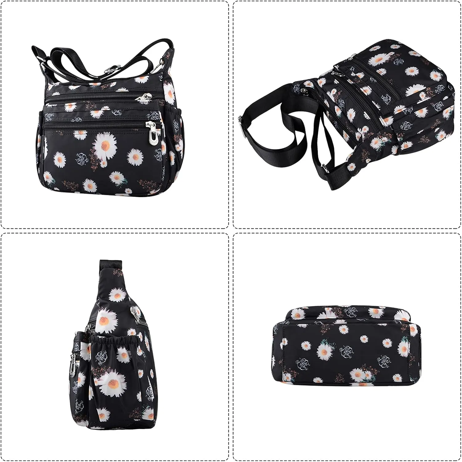 NOTAG Shoulder Bags for Women Nylon Crossbody Bags Waterproof Lightweight Messenger Purses and Handbags