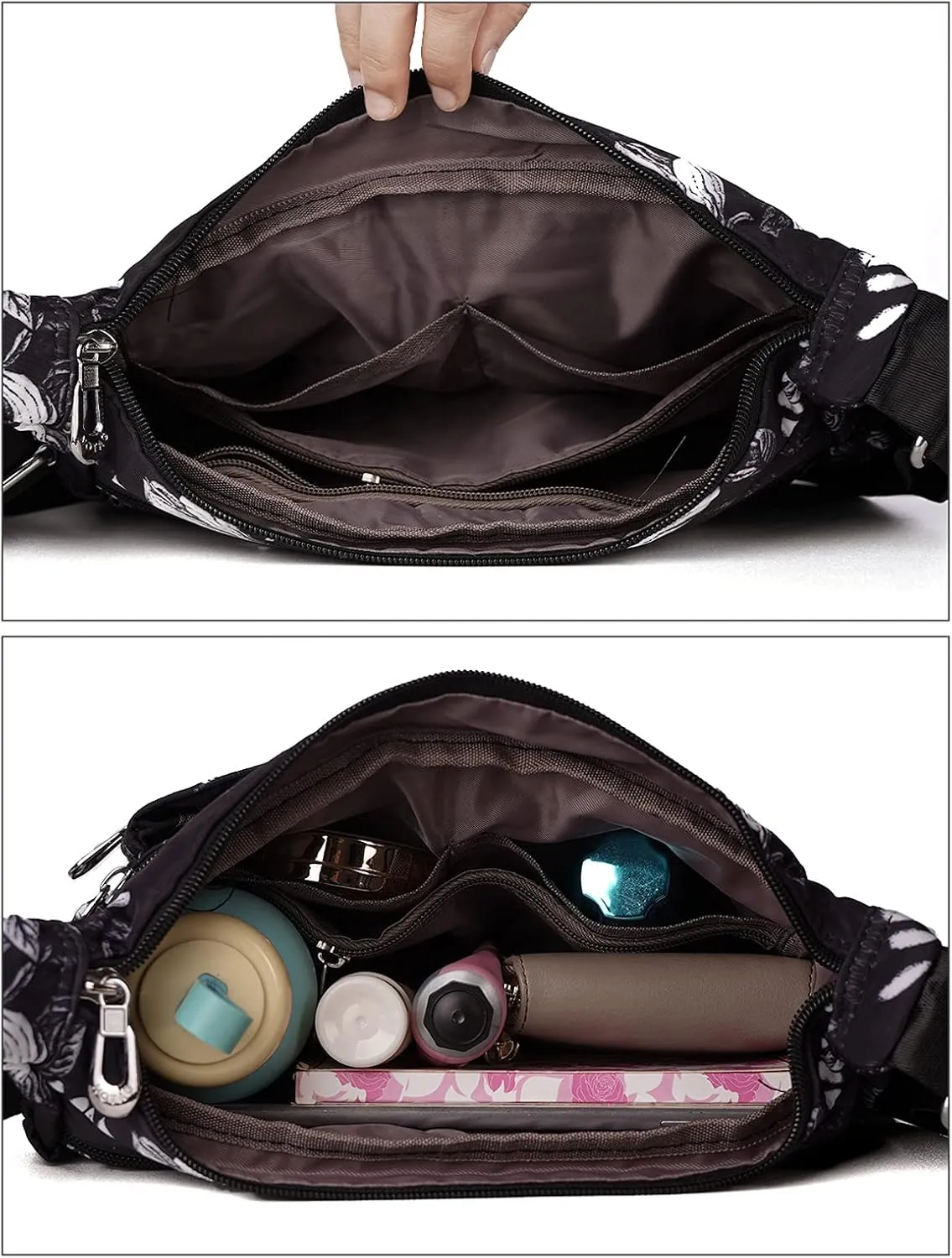 NOTAG Shoulder Bags for Women Nylon Crossbody Bags Waterproof Lightweight Messenger Purses and Handbags